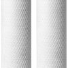 2.5"x10" 5 Micron Carbon Block Sediment Water Filter Replacement Cartridge - 2 Pack - For Whole House Filtration Systems - AO-WH-PRE-RC2